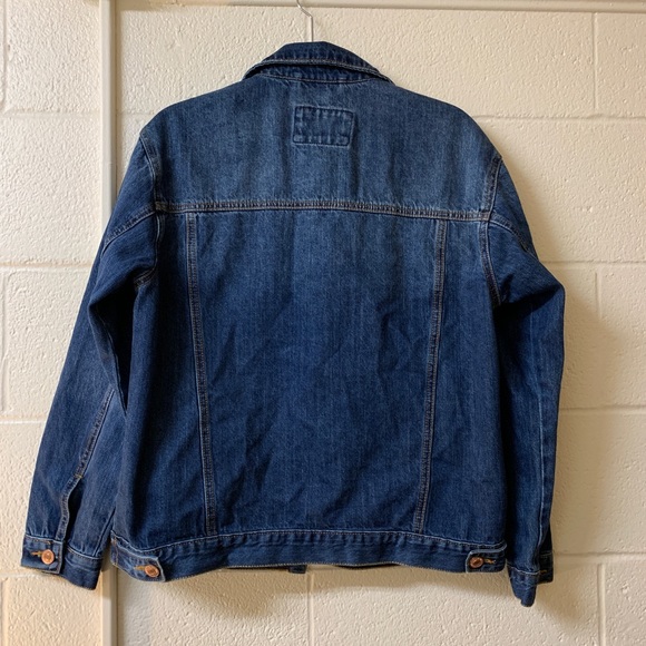 2/$30 Dark Washed Oversized Denim Jacket - Picture 6 of 6